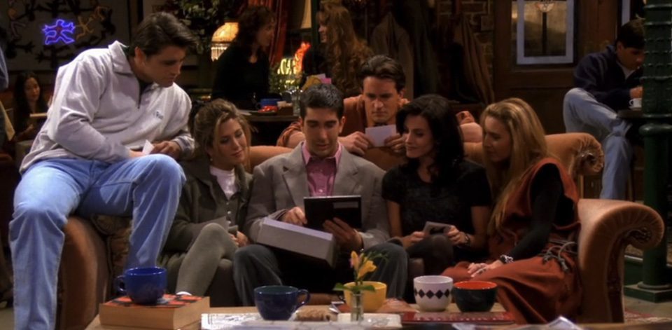 Friends TV show, group shot from season 1