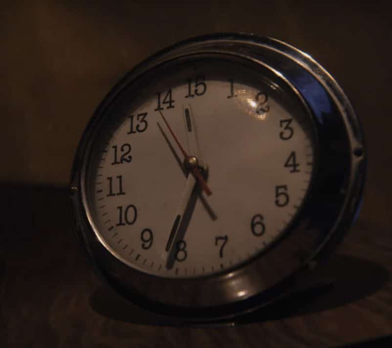 Cowboy Bebop clock showing 15 hours