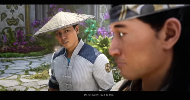 Raiden tries to assuage Liu Kangs worry that he cannot handle a new opponent.