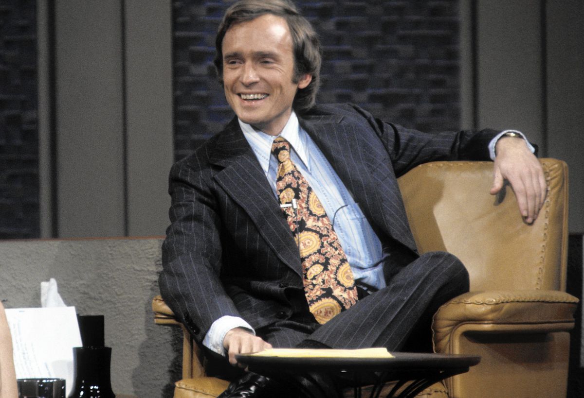 Dick Cavett on set (ABC Photo Archives)