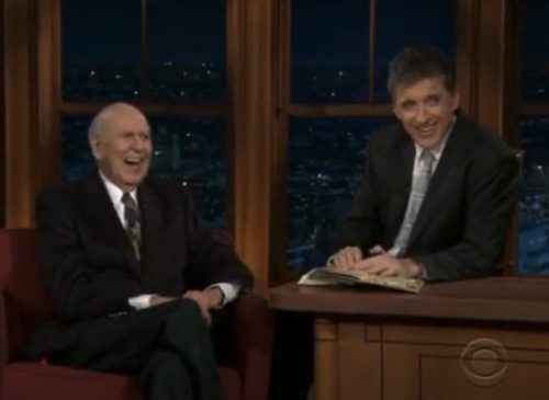 Carl Reiner with Craig Ferguson (CBS)