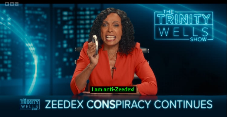 A mock show parodying conspiracy theorists on Fox News.